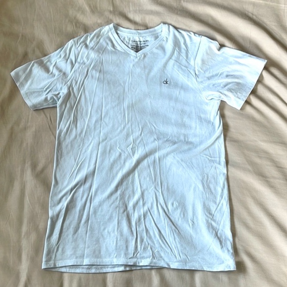 Baby Blue T-Shirt - Calvin Klein - L/G (14-16)